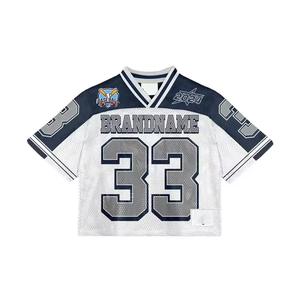 Wholesale Custom Pattern Design Printed Fashion Jersey <b>Patchwork</b> Sports Mesh Sleeveless V-Neck Eco-Friendly Regular T-<b>Shirt</b> Men - Product Image 4