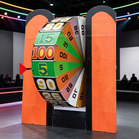 Roue de la Fortune Personnalisée Qinlong pour Diffusion en Direct, Roue de la Fortune à une Roue, Roue de la Fortune à Prix pour Jeux de Carnaval