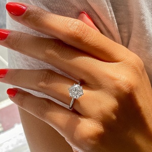 Anillo de Diamante Suelto Clásico de 6 Puntas con Diamante Redondo de 2.51 Quilates Creado en Laboratorio, Certificado IGI, Venta al por Mayor - Product Image 2