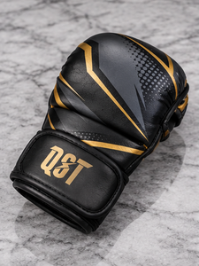 Gants d'entraînement MMA haute performance en cuir PU avec protection rembourrée des jointures et sangle de poignet sécurisée en Velcro - Product Image 4