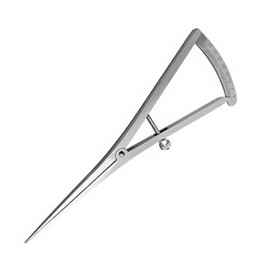 Calibrador Recto de 7 Pulgadas para Mapeo Óseo, Instrumento de Medición de Precisión de 0-40 mm, Acero Inoxidable de Grado Alemán, Ortopédico - Product Image 5