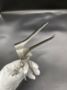 Espéculo Vaginal Cusco de Acero Inoxidable, Instrumento Ginecológico Talla L 90mmx35mm, Espéculo de Doble Hoja con Mecanismo de Rosca - Product Image 3