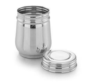 Stainless Steel Spice Jars With Lids Round Minimalist Design Food <b>Container</b> Capacity Metal Storage Set - Product Image 4
