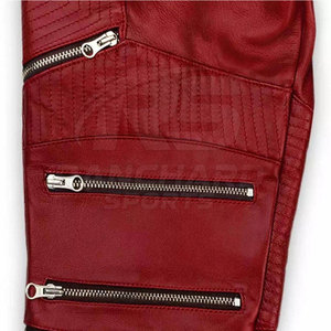Pantalones de Cuero para Hombre, Elegantes, Rectos, Ligeros, Ajustados, Modernos, Casuales, Duraderos, Suaves y Cómodos, Estilo Urbano - Product Image 6