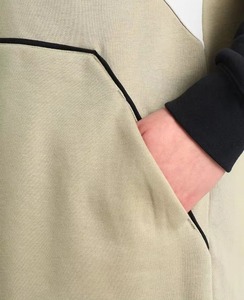 Sweat-shirt à capuche long en polaire pour femme, sur mesure, de haute qualité, style streetwear tendance, vente en gros de sweats à capuche - Product Image 2