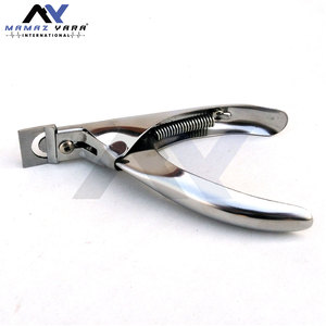 Coupe-ongles professionnel robuste en acier inoxydable pour faux ongles en acrylique et gel, qualité salon, manucure et pédicure - Product Image 3