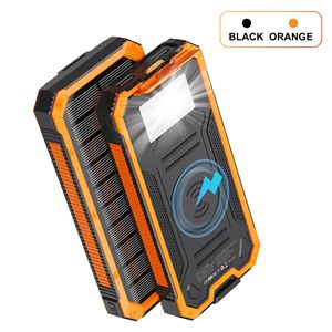 Power Bank Solare Portatile 20000mAh 22.5W, Caricabatterie Esterno per Esterni con 2 Porte USB, 1 USB-C, Torcia Integrata Luminosa EDC - Product Image 1