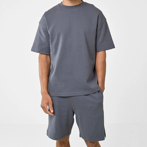 Custom <b>Men's</b> Waffle Textured <b>Shorts</b> Plain Casual Cotton <b>Lounge</b> Sweat <b>shorts</b> Wholesale OEM Supplier - Product Image 2