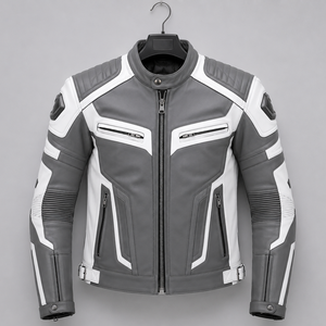 Veste en cuir élégante pour homme, couleur personnalisée, 100% cuir, veste en cuir slim personnalisée pour homme - Product Image 1