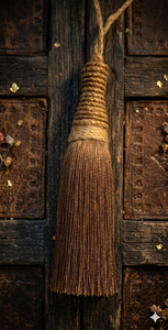 <b>Key</b> <b>Tassel</b> Decorative Pendant <b>for</b> Cabinet Door Brass Lock With Natural Fiber Fringe Ornament - Product Image 5