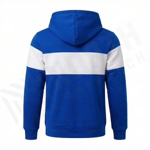 เสื้อฮู้ดดี้พรีเมียมแบบเรียบ ไม่มีเชือก ผ้ายืดทรงบ็อกซี่ ผู้ชาย สั่งทำได้ ผ้าฝ้ายฟลีซหนานุ่ม สตรีทแวร์ ขายส่ง เสื้อท่อนบน - Product Image 2