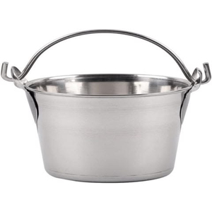 Seau à glace vintage en métal rond avec poignées en forme d'éléphant, résistant à la rouille, pour les fêtes, les bars, les hôtels et la conservation des bouteilles de vin. - Product Image 3