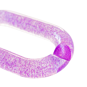 Eco-Friendly Handmade <b>Large</b> Link Vintage Style Colour Mixture Necklace Punk Hollow Big Chunky Long Resin Link Chain Wall Art - Product Image 1