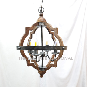 Lámparas de Techo de Lujo con Cuentas de Cristal, Diseño Elegante para Sala de Estar, Accesorios Colgantes de Techo, Forma Redonda de Metal - Product Image 5