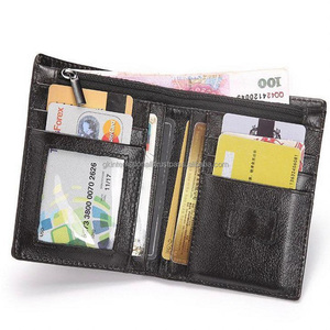 LUXURY <b>MENS</b> <b>WALLET</b> LEATHER GENUINE SLIM BIFOLD <b>WALLET</b> <b>MEN</b> RETRO HIGH QUALITY LUXURY BLACK <b>WALLET</b> - Product Image 2