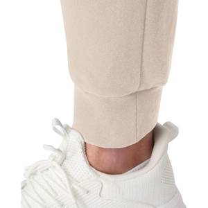 Men's <b>Trousers</b> Beige Canvas Sweatpants Elastic Drawstring Casual Joggers Straight Side Pockets Midweight Woven <b>Summer</b> - Product Image 5