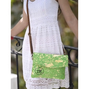 LW Fashion's Trending Bohemian Venta al por mayor Nueva colección Tamaño medio Cuero genuino Sling Cross Body Fieltro Hombro Solo invierno - Product Image 2