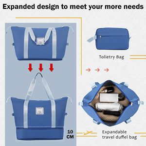 Set di bagagli in ABS leggeri in 2 pezzi con ruote Spinner espansibili con serratura 20 pollici + 28 pollici valigia con ruote - Product Image 5