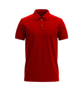 Polo de golf décontracté à manches courtes en coton et soie vierge de haute qualité 200gsm avec logo personnalisé pour hommes - Product Image 4