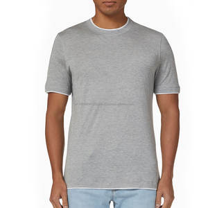 Camiseta de Hombre 100% Algodón, 200 Gsm, Corte Ajustado, con Estampado Personalizado con el Logotipo de tu Marca, Camiseta Holgada para Hombre - Product Image 1