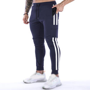 กางเกงจ็อกเกอร์ผ้าฝ้ายสำหรับผู้ชายระบายอากาศได้ดีทรงสลิมฟิตสำหรับวิ่งออกกำลังกายกางเกงลำลอง - Product Image 4