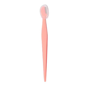 Rasoir à sourcils en plastique avec pointe dentelée, outil de maquillage de précision pour le modelage des sourcils, manche coloré avec capuchon - Product Image 5