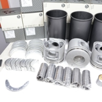 6D16 ME300199 Paket Perbaikan Piston Silinder Liner Ring Piston Gasket Kit Gasket Kepala untuk Suku Cadang Mesin Mitsubishi