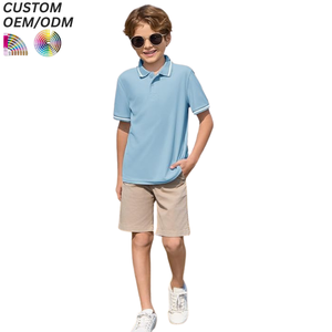 <b>Spring</b> Summer Men's Polo Shirts & Casual Boys T-Shirts Two Tone Splicing Webbing Design Custom <b>Compressed</b> Quick Dry - Product Image 1