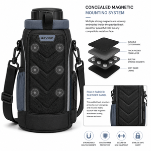 Bolsa Organizadora Magnética para Gimnasio, Porta Botellas, Almacenamiento de Accesorios, Diseño Personalizado, Proveedor Mayorista OEM ODM - Product Image 1