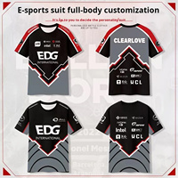 Jersey Deportivo Profesional Reversible, Ecológico, Transpirable, de Secado Rápido, 100% Poliéster, Unisex, para Deportes Electrónicos, Personalizable de Alta Calidad