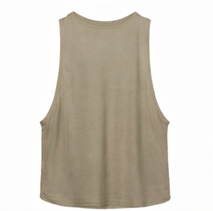 Custom LOGO Breathable Workout Tank <b>Tops</b> for Women Front Logo Running Gym Yoga Sport Shirts Loose Fit - Product Image 6