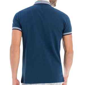 Camiseta Polo de Alta Calidad al por Mayor, Estilo Europeo y Americano, Nueva Ropa para Hombre, Tops Cortos Casuales con Bolsillo y Botones, Talla Grande - Product Image 2
