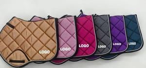 2020 Custom Quilting Dressage Saddle <b>Pad</b>/Fly Veil/Boots/Browband Matchy Set Polycotton Lining - Product Image 5