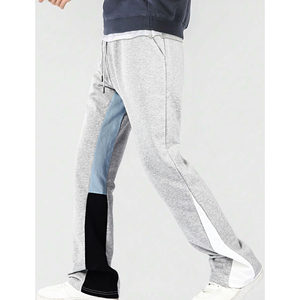 Custom High Quality Casual Embroidered Men's <b>Flare</b> <b>Sweatpants</b> with Pockets OEM Service - Product Image 6