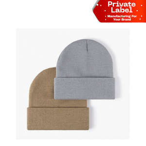 Custom Private Label Classic Beanie High Quality Ribbed <b>Winter</b> <b>Cap</b> Bulk Bulk Price Custom Logo Classic Beanie Soft Acrylic Cuff - Product Image 1