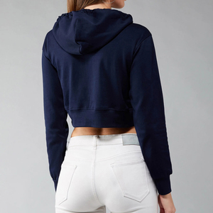 Sudadera con Capucha Larga de Invierno de Alta Calidad al por Mayor, Estilo Urbano, Color Personalizado en la Parte Delantera, Sudadera de Manga Larga para Mujer con Estampado Personalizado - Product Image 4