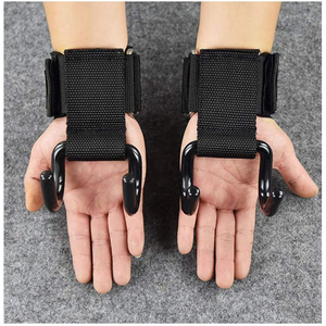Sangles de poignet en coton robustes et légères, réglables, rembourrées pour l'haltérophilie, améliorant la préhension, pour soulevé de terre et tractions, pour la gym et le fitness - Product Image 5