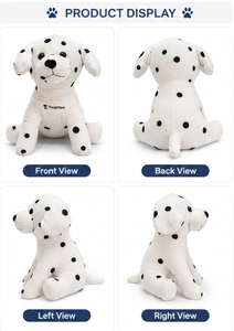 Peluche de Perrito Personalizado, Juguete de Peluche Suave, Almohada de Perrito de Dibujos Animados Kawaii, Tela de Velboa Suave, Regalo para Niños, Logotipo Personalizado OEM - Product Image 3