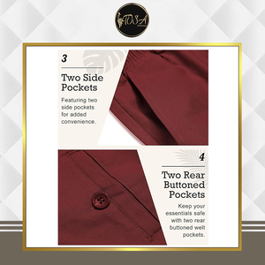 Pantalones Casuales de Lino Impermeables y Transpirables de Calidad Premium con Cordón Ajustable y Frente Plano, Ligeros, de Marca Reconocida, para Venta al por Mayor Global - Product Image 5
