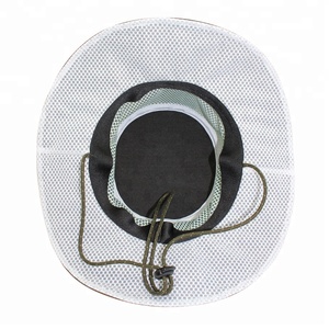 Chapeau de soleil personnalisé pour homme, en maille ajourée, avec design à boucle circulaire, pour la pêche, la randonnée, le jardinage, la plage, protection UV, chapeau bob - Product Image 6