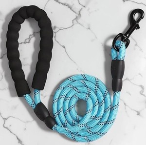 Premium Eco-Friendly Adjustable <b>Dog</b> <b>Leash</b> for <b>Dogs</b> Heavy Duty 100% Cotton Modern Walking Lead with Comfortable Handle - Product Image 1