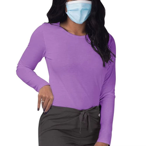 Nurse <b>Scrub</b> Underscrubs Shirt Hot Selling Breathable Under <b>Scrubs</b> Slim Fit Long Sleeve T Shirts <b>Scrub</b> <b>Uniforms</b> Round Neck - Product Image 3