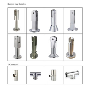 Support en forme de L antirouille rentable pour cloisons de toilettes scolaires, support de montage robuste en acier inoxydable 304 - Product Image 5