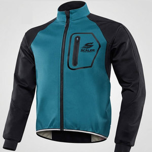 Chaqueta Clásica de Ciclismo de Montaña Personalizada, Resistente al Viento, con Cierre Frontal, Mangas Largas y Bolsillos de Almacenamiento para Ciclismo de Trail - Product Image 1