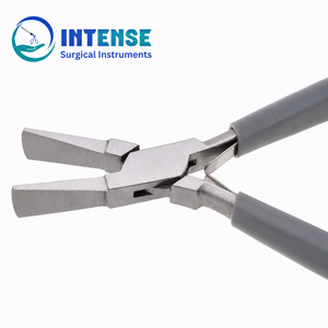 Pince à bec plat professionnelle pour la fabrication de bijoux, à mâchoires lisses de précision, en acier inoxydable, outil à main avec poignée personnalisée, vente en gros - Product Image 1