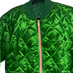 Chaqueta Bomber Universitaria de Lana con Símbolos Griegos Personalizados, Reversible, Cuello en V, Tejido de Secado Rápido, Bordado Premium, Cierre Frontal - Product Image 6