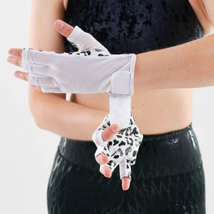 Guantes para Pole Dance con Medio Dedo, Agarre Fuerte, Poliéster/Spandex/Látex, Unisex, para Danza - Rabixo Sports - Product Image 6