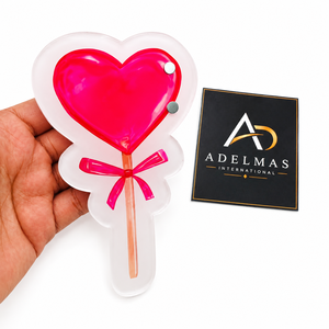 Custom Reusable Heart Shape Acrylic <b>Magnetic</b> Eyelash Extension Beauty Tool Tiles with Private Label Option - Product Image 1