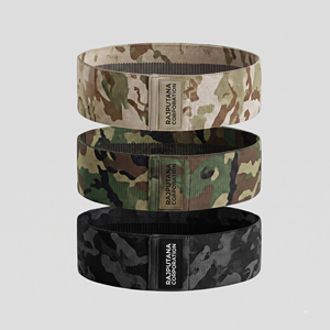 Heavy Resistance Hip Circle Booty Bands Glute Thigh Elastic Workout Band Squat Circle Stretch Fitness Camouflage Hip Circle Band - Product Image 5