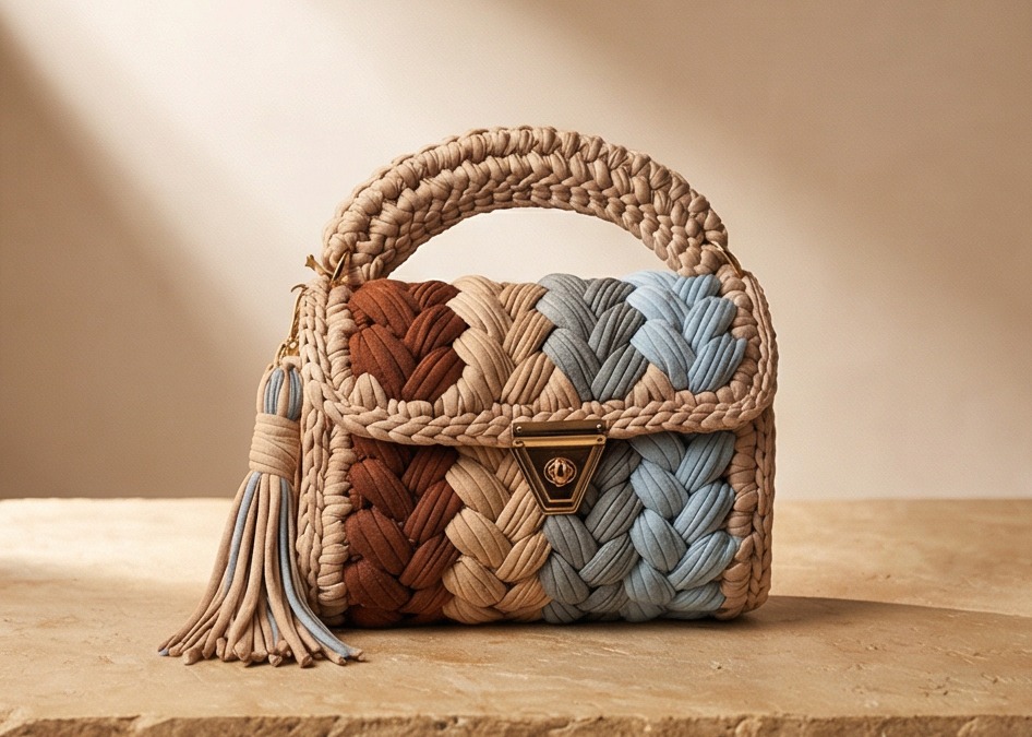 Earth Tones and Blue